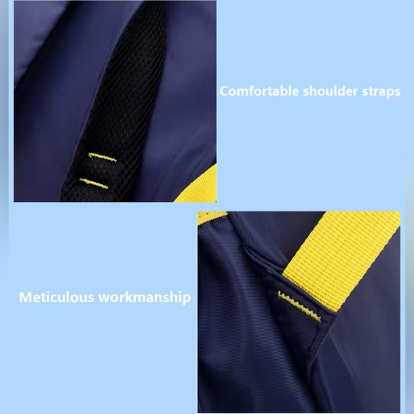 Mini Navy Blue Dinosaur Backpack - Toddlers, Preschool, Kindergarten, Etc. - Picture 9 of 11